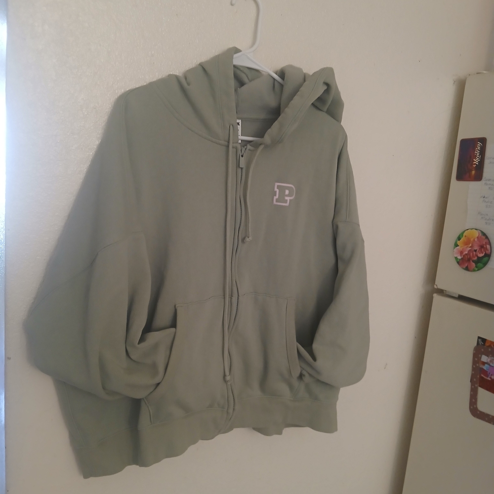 PINK Victoria's Secret Sweatshirt Zip Up Hoodie